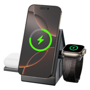 0168 3 in 1 Wireless Charger House